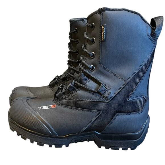 Ski-Doo NEW Unisex Men's Size 12 Tec + Black Moisture Wicking Snowmobile Boots - Picture 6 of 13